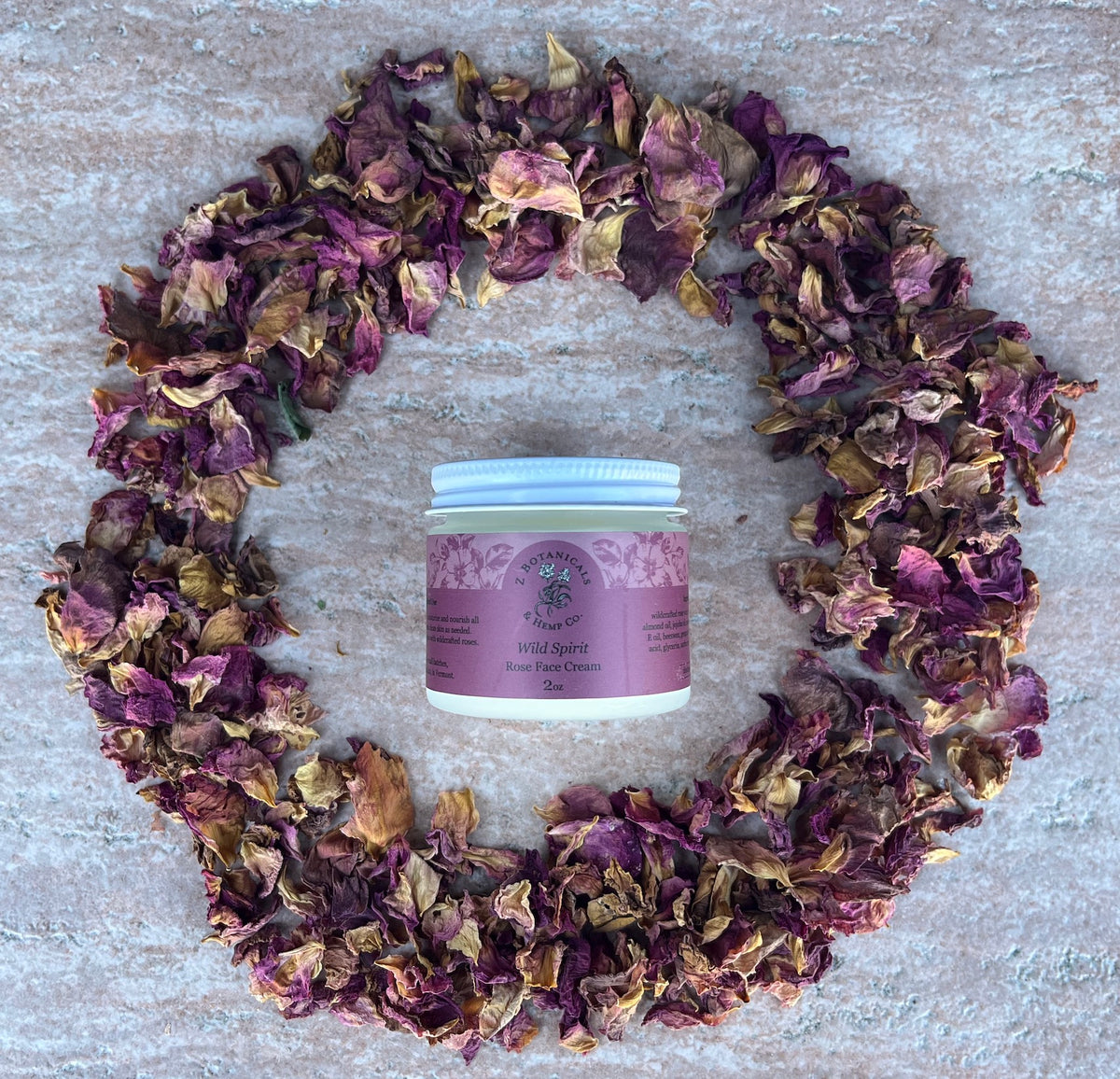 Wild Spirit, Rose Face Cream, 2oz