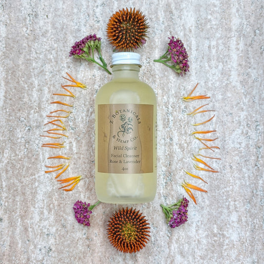 Wild Spirit- Facial Cleanser, Rose & Lavender